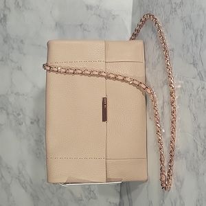 Ted Baker Soft Leather Cross Body Bag, taupe